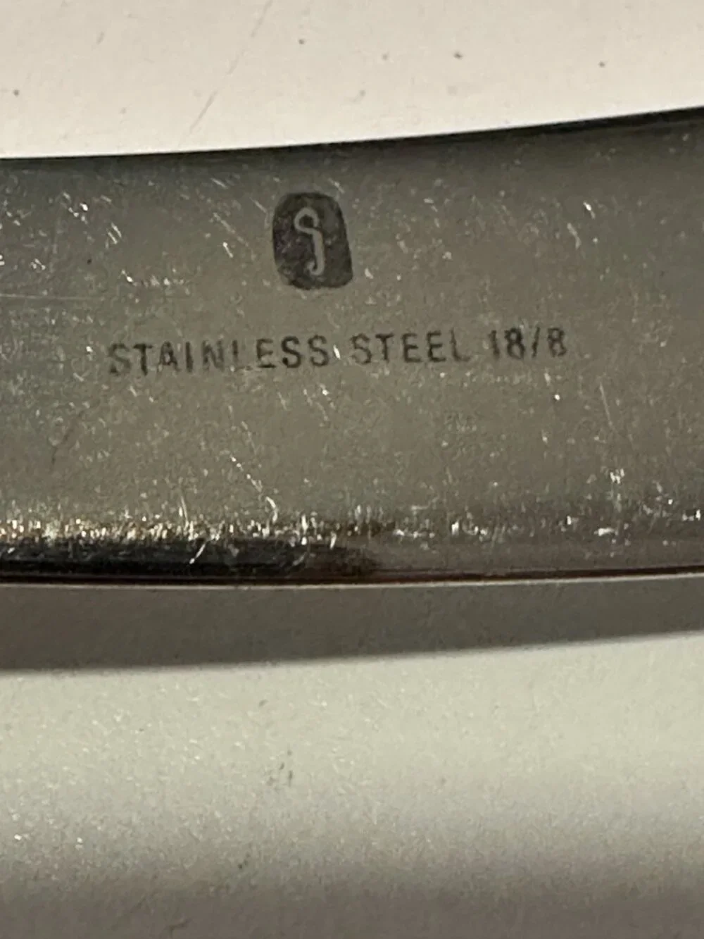 9 Gourmet Settings GS Treble Clef Flat Handle Butter Spreader Hand Forged 18/8
